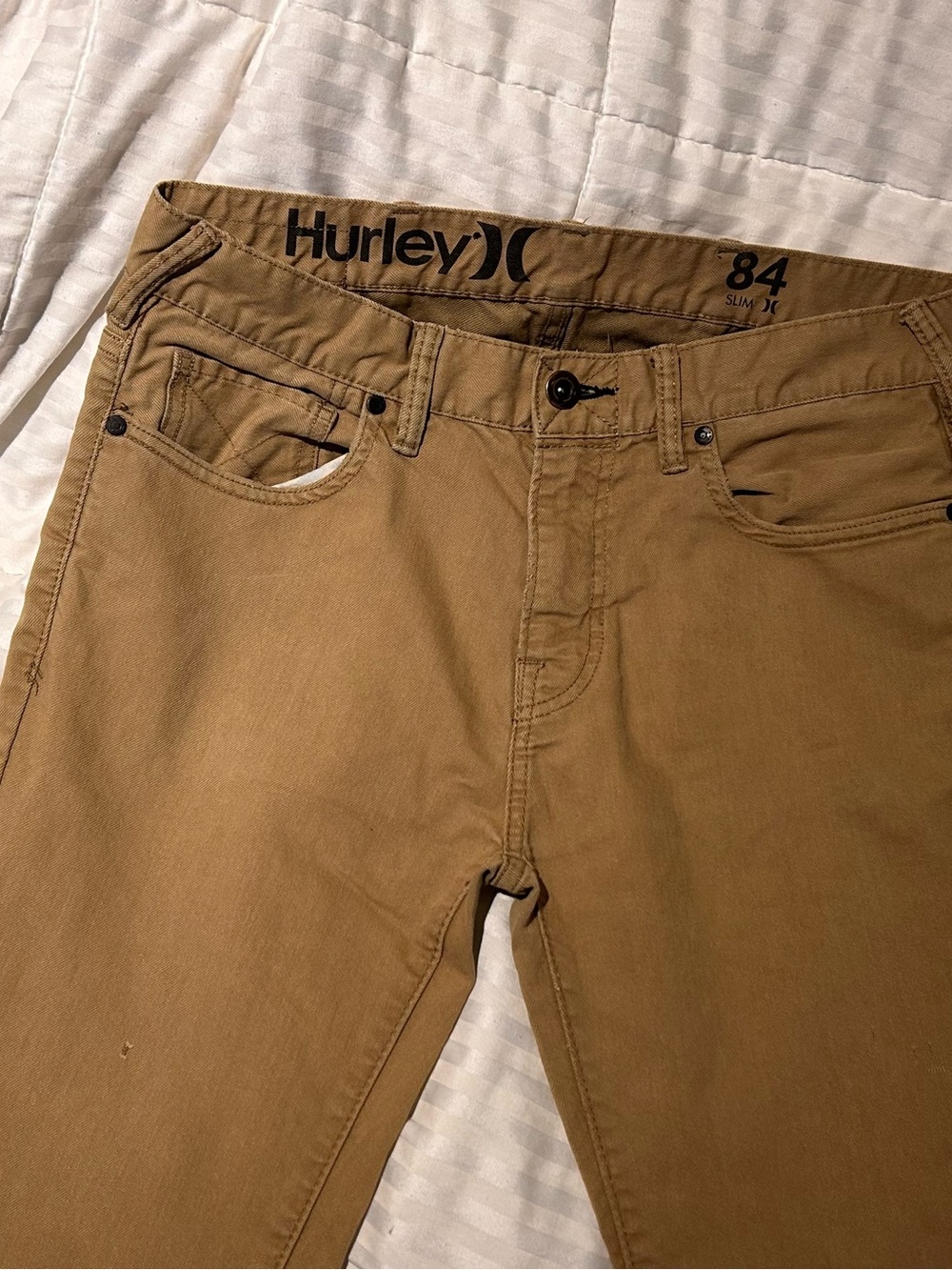 Hurley Slim Fit Tan Chinos